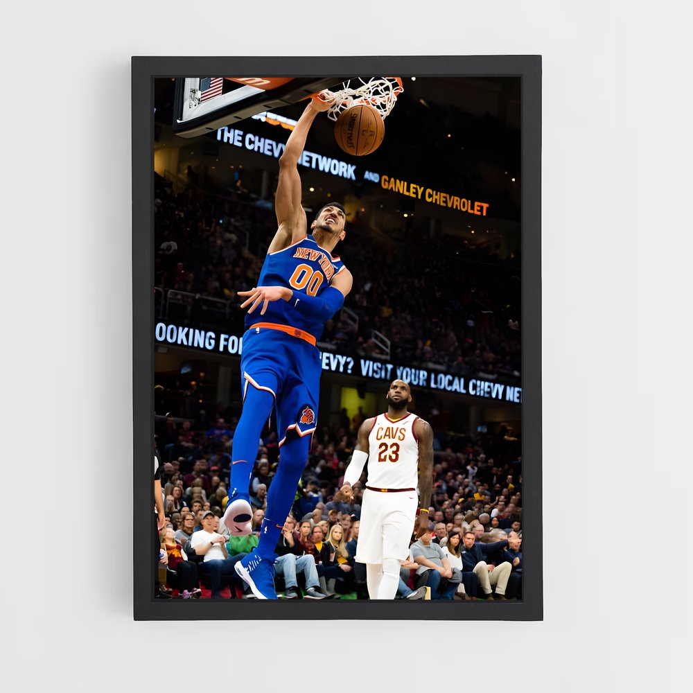 Poster Envolée de Dunk – affiche Basketball (vue 2)
